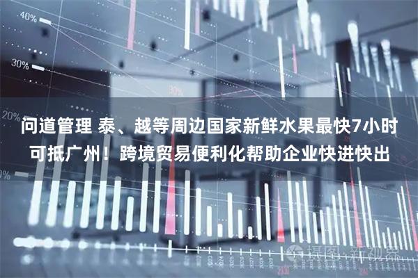 问道管理 泰、越等周边国家新鲜水果最快7小时可抵广州!跨境贸易便利化帮助企业快进快出