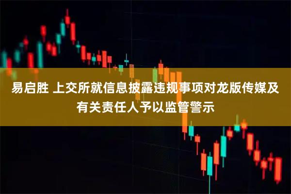 易启胜 上交所就信息披露违规事项对龙版传媒及有关责任人予以监管警示